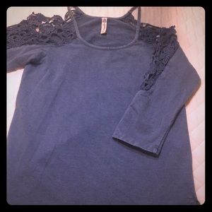 American Rag Cold Shoulder Top